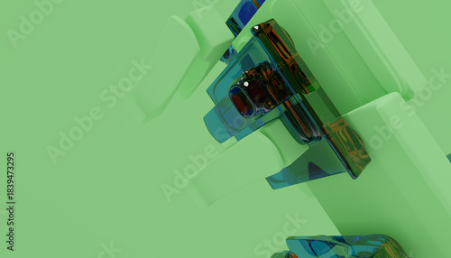 Fototapeta Naklejka Na Ścianę i Meble -  3d Abstract Design