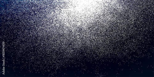 Abstract blue water drops on glass surface with light pattern like rain or liquid bubbles