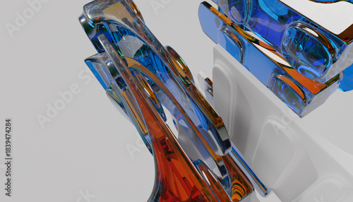 Fototapeta Naklejka Na Ścianę i Meble -  3d Abstract Design