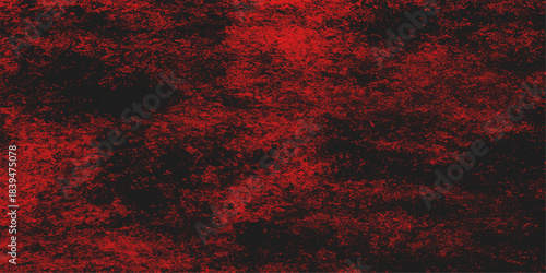 Grungy dark red abstract background with a textured old wall pattern and aged paint design for a vintage paper or metal backdrop illustration