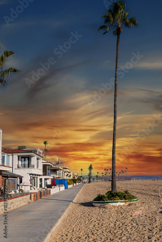 A gorgeous landscape at Newport Beach in Newport Beach California USA