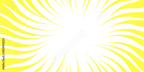 Radius Cartoon Pattern Abstract Background & Radial Beam of Sunlight. Optimism, and Positive Energy. Abstract sun light rays background.  Abstract retro whirlwind starburst vector abstract background.