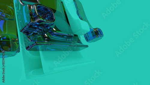 Fototapeta Naklejka Na Ścianę i Meble -  3d Abstract Design