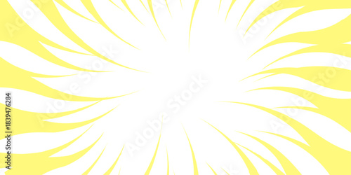 Radius Cartoon Pattern Abstract Background & Radial Beam of Sunlight. Optimism, and Positive Energy. Abstract sun light rays background.  Abstract retro whirlwind starburst vector abstract background.