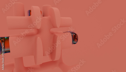 Fototapeta Naklejka Na Ścianę i Meble -  3d Abstract Design