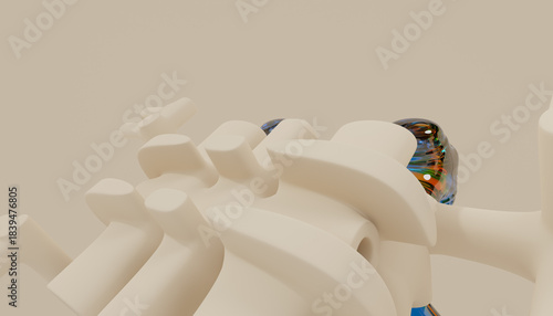 Fototapeta Naklejka Na Ścianę i Meble -  3d Abstract Design