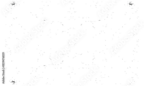 Cracked Glass Shattered Frame Border Isolated on White Background