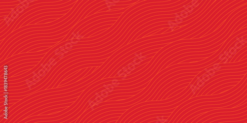 Abstract irregular orange and red color striped textured background. seamless geometric pattern design for certificate, invitation, textile, clothes, cover and others.