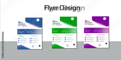 Modern Corporate Startup Business Agency Flyer.