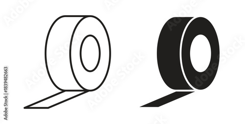 Scotch icons silhouettes. Vector elements for design.