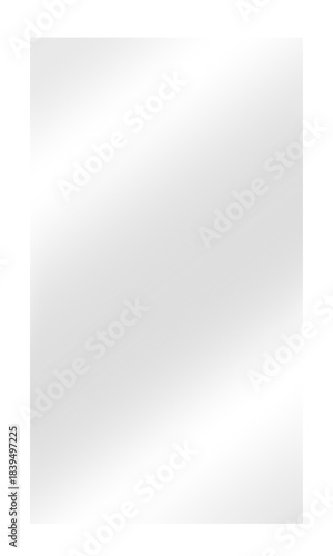 Clear vertical glass on a transparent background. Realistic window, smart phone & Tablets/E-readers screen glare. Shiny transparent glass panel, plastic sheet. See-through PNG