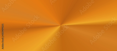 Luxurious Orange Radial Gradient Background: Bright Polished Texture Converging at a Central Point