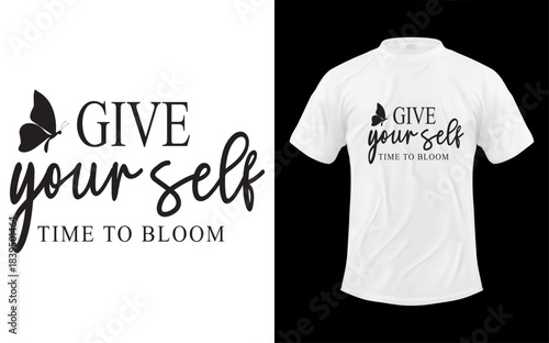 Give Your Self Time To Bloom Boho Motivational