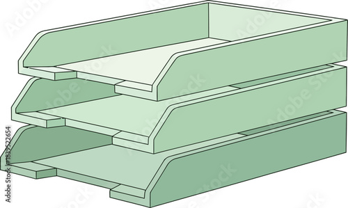 Stack of books isolated for education and learning, showing a pile of blank paper literature documents