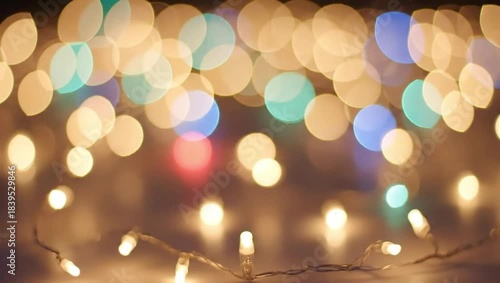 Sparkling Orb Spectacle: A mesmerizing dance of bokeh lights, capturing the essence of warmth, joy, and the vibrant spirit of festivities. 