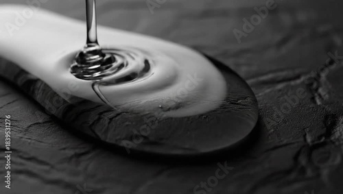 Pouring Liquid: A mesmerizing close-up of a liquid being poured, forming an intriguing pattern and evoking a sense of fluidity and elegance.