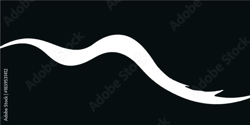 Abstract vector illustration of a mustache with a black and white background pattern of smoke, light, and wave motion design texture