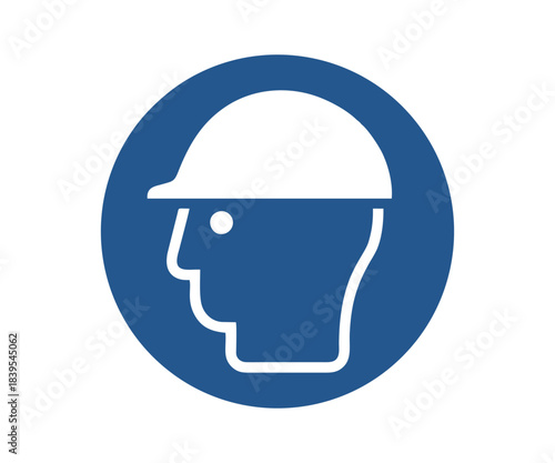 ISO 7010 M010 Wear protective clothing sign. Obligation sign pictogram vector design and illustration.

