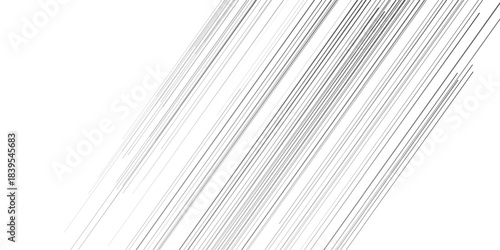 Slant line halftone gradation texture. Fading diagonal stripe gradient background. Black oblique pattern backdrop. Vanishing thin parallel line wallpaper for overlay