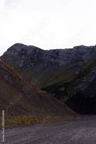 Journey Through Rugged Rocky Terrain, Exploring Remote And Rugged Terrain On Mountain Pass Journey