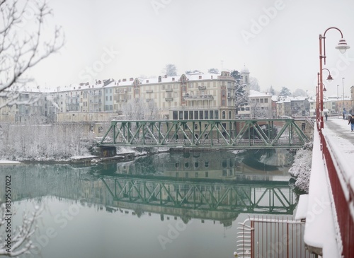 ivrea. ponte sulla dora