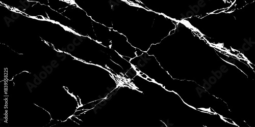 Modern abstract black marble texture with fine white veins, elegant stone pattern for luxury backgrounds, wall tiles, product mockups, branding, interior design, and architecture visuals.