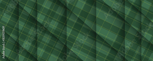 Christmas rhombus seamless Green pattern. eps 10