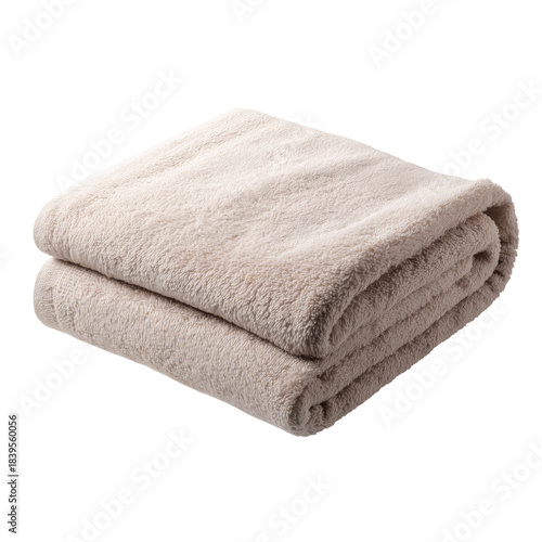 Soft Blanket Folded on a Surface at Home in a Cozy Setting During the Day
