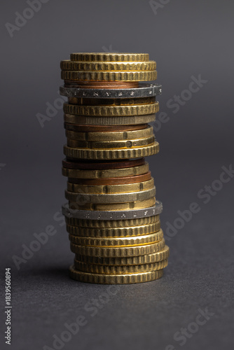 stack of coins