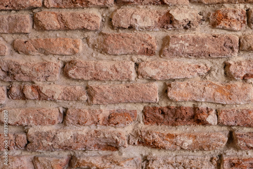 Exposed brick wall texture background