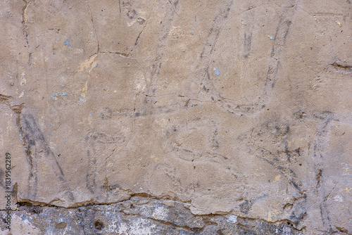 Aged broken wall texture background