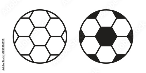 Football icons Vector hand drawn illustration in doodle style. Simple sketch isolated.