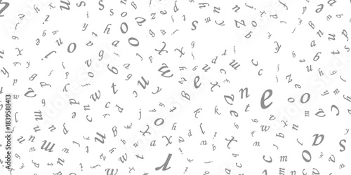 random replete background with shape and font