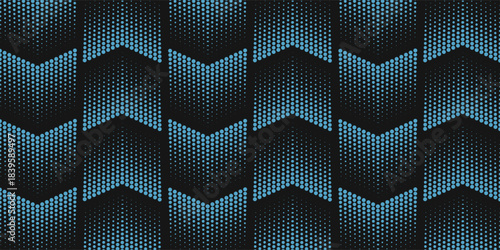 Seamless halftone hexagon shape dot pattern vector, Geometric Halftone Abstract pattern for Fabric and textile printing, sport jersey texture, wrapping paper, backdrops and packaging