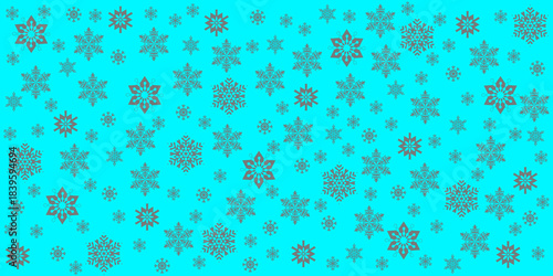 Seamless blue background with snowflakes. Winter, holidays. For printing, Internet, fabrics.