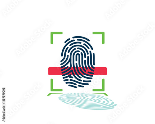 Digital fingerprint scanning for identity verification and security