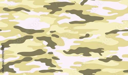 Full seamless camouflage texture skin pattern vector for military textile. Usable for Jacket Pants Shirt and Shorts. Dirty army camo background fabric print.