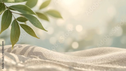green leaves in the sunlight background