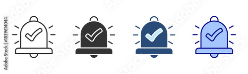 Alert Icon Set. Designed In Multi Style