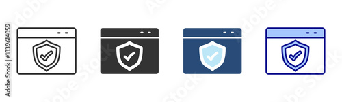 Browser Icon Set. Designed In Multi Style