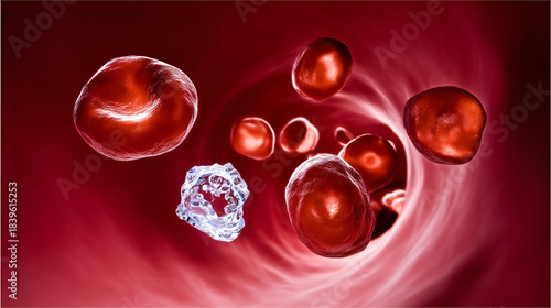 3D visualization of cellular flow