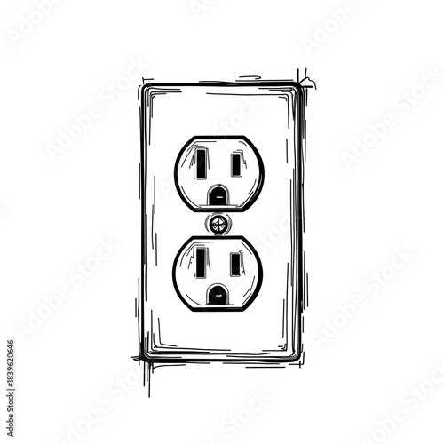 Electrical outlet cover being screwed on, precision assembly and electrical safety in home installation