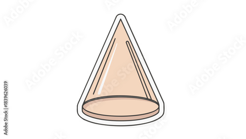 3d rendered illustration of a glass bottle