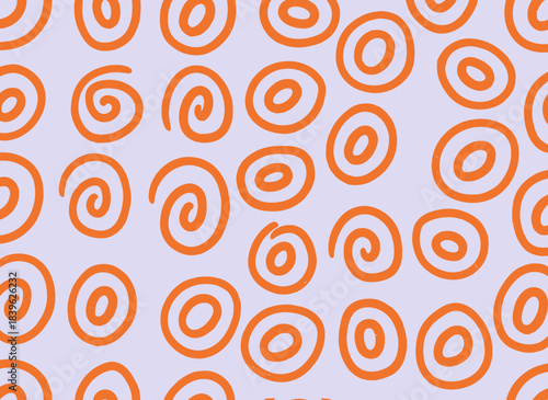 Abstract scribble pattern design featuring a seamless, endlessly repeating texture of hand‑drawn doodles, squiggles, and organic shapes rendered in a modern handwriting style, created as a vector