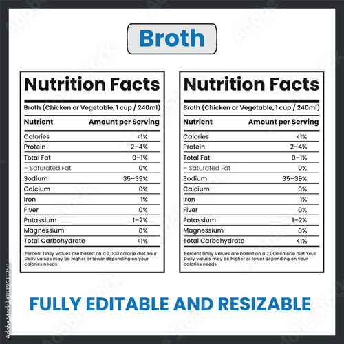 Broth – Vector Illustration