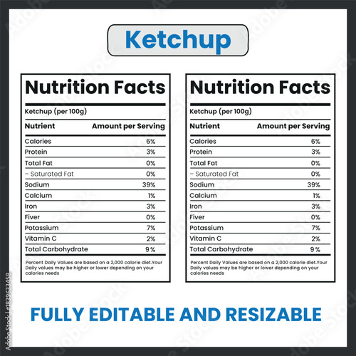 Ketchup – Vector Illustration