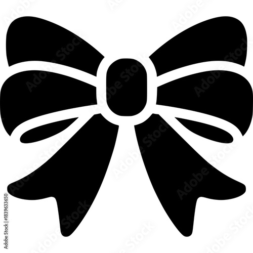 Simple Bow Icon Vector