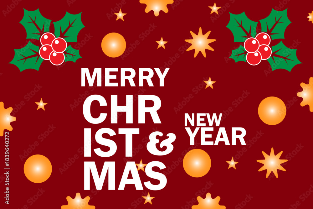 Naklejka premium Merry Christmas and Happy New Year Set of greeting cards, posters, holiday covers, backgrounds. Design templates with typography, season wishes in modern minimalist style for web, social media