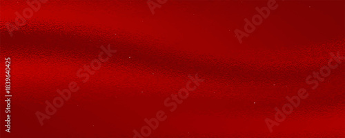Vector red foil texture background. Abstract gradient bright and shiny light reflection rough texture surface. Vector illustration