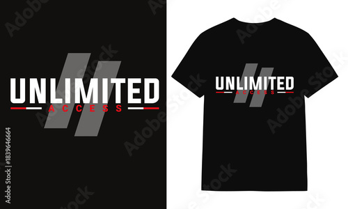 Black casual t-shirt design template illustration for fashion apparel print. Motivational Typography T-shirt Design.